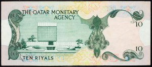 Katar, 10 Riyals 1973