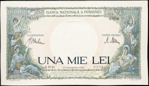 Rumunia, 1000 Lei 1941