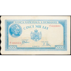 Romania, 5000 Lei 1943