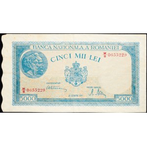 Romania, 5000 Lei 1945