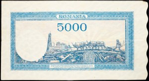 Roumanie, 5000 Lei 1945