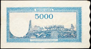 Rumunsko, 5000 lei 1945