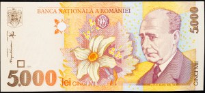 Rumunsko, 5000 lei 1998