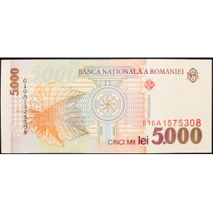 Romania, 5000 Lei 1998