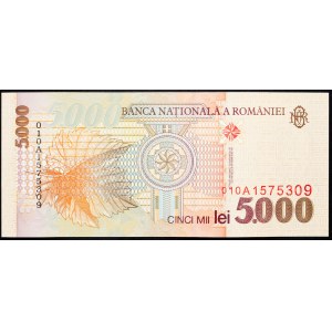 Romania, 5000 Lei 1998