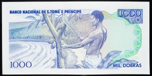 Saint Thomas e Isola del Principe, 1000 Dobras 1989