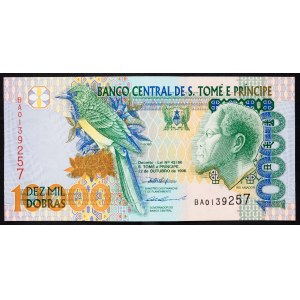Saint Thomas and Prince's Island, 10000 Dobras 1996