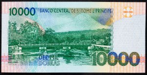 Saint Thomas e Isola del Principe, 10000 Dobras 1996