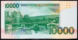 Saint Thomas e Isola del Principe, 10000 Dobras 1996