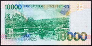 Saint Thomas e Isola del Principe, 10000 Dobras 1996