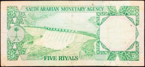 Saudi Arabia, 5 Riyals 1977