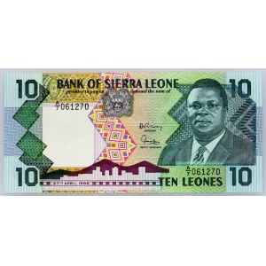 Sierra Leone, 10 Leoni 1988