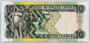 Sierra Leone, 10 Leonów 1988