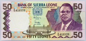 Sierra Leone, 50 Leoni 1988