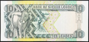 Sierra Leone, 10 Leone 1988