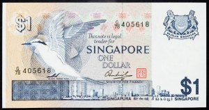 Singapour, 1 dollar 1976