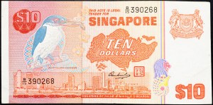 Singapur, 10 dolarů 1979-1980