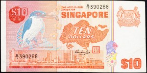 Singapour, 10 dollars 1979-1980