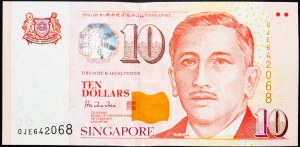 Singapur, 10 dolarů 2004-2023
