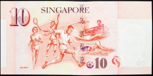 Singapour, 10 dollars 2004-2023