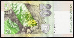 Slovakia, 20 Korun 1993