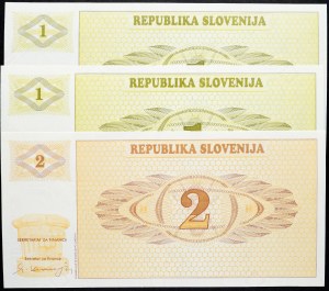 Slovenia, 1, 2 Tolar 1990