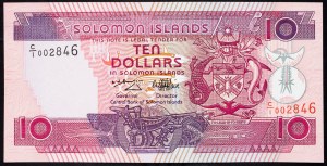 Šalamounovy ostrovy, 10 dolarů 1996
