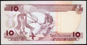 Šalamounovy ostrovy, 10 dolarů 1996