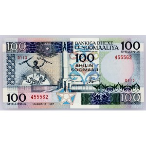 Somalia, 100 Shilin 1987