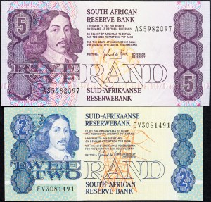 South African Republic, 2, 5 Rand 1983-1990