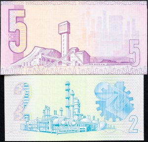 République sud-africaine, 2, 5 Rand 1983-1990