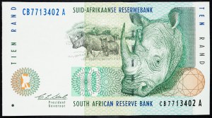 South African Republic, 10 Rand 1993