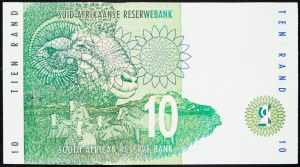 République sud-africaine, 10 Rand 1993