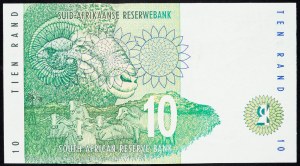 Juhoafrická republika, 10 Rand 1993