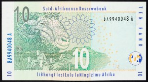 Repubblica Sudafricana, 10 Rand 2005