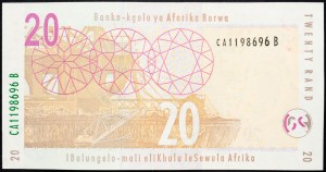 South African Republic, 20 Rand 2009