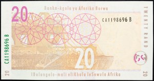 Südafrikanische Republik, 20 Rand 2009