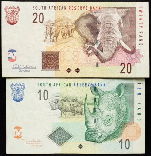 Juhoafrická republika, 10, 20 randov 2005-2009