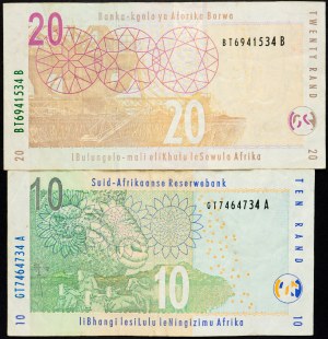 Republika Południowej Afryki, 10, 20 Rand 2005-2009