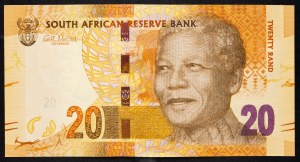 Repubblica Sudafricana, 20 Rand 2012