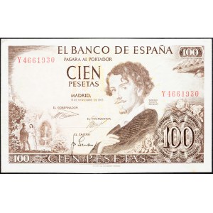 Spain, 100 Pesetas 1965