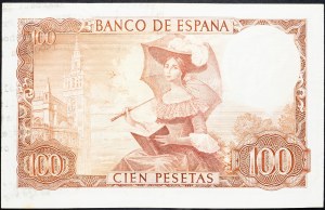 Spain, 100 Pesetas 1965