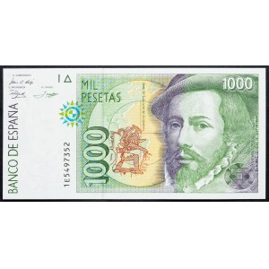 Spain, 1000 Pesetas 1992