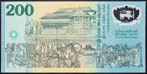 Sri Lanka, 200 roupies 1998