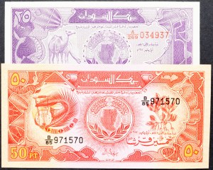 Sudan, 25, 50 Piastres 1987