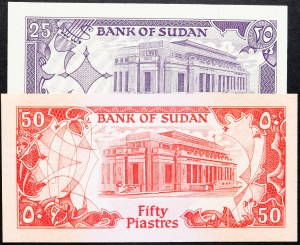 Sudan, 25, 50 Piastres 1987