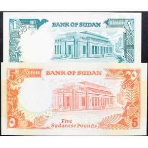 Sudan, 1, 5 Pounds 1987-1989