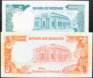 Sudan, 1, 5 sterline 1987-1989