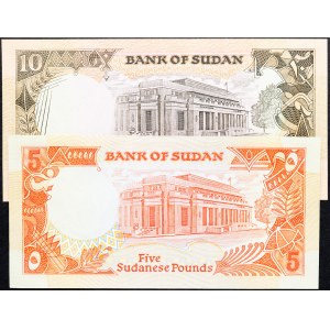 Sudan, 5, 10 Pounds 1987-1990