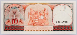 Surinam, 10 Gulden 1963